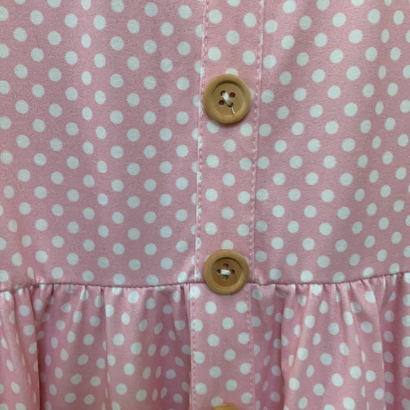 Girls Knit Dot Dress - Picture 2 of 4